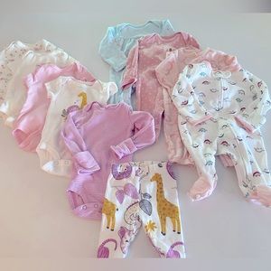 Baby Girl Newborn Clothing Bundle